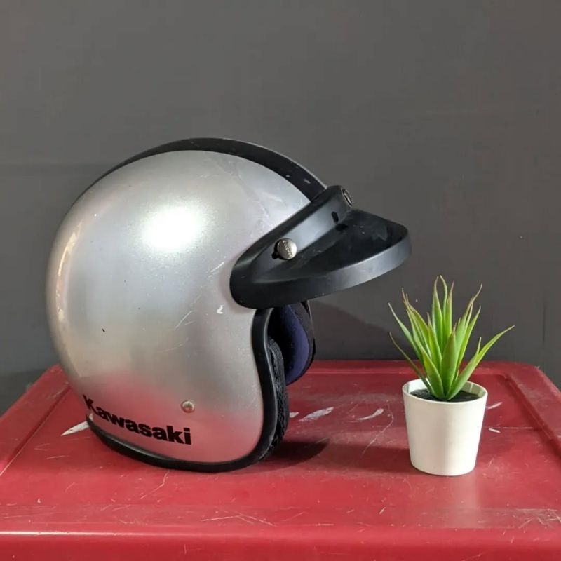 HELM KAWASAKI W175 . Helm Vintage . Helm Bogo . Helm Retro . Helm Jadul . Helm Classic . Helm Kawasa