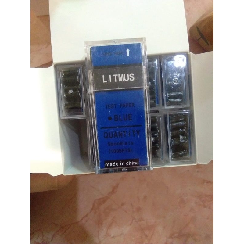 Kertas Lakmus - Litmus Paper Blue - Lakmus Biru 1 pack isi 5 bendel
