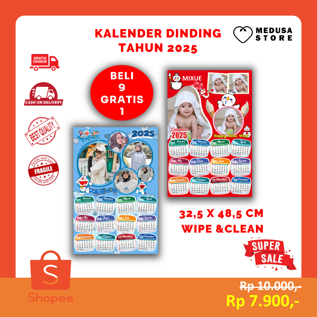 

Kalender Lengkap Aesthetic 2025 Bisa Ganti Custom Foto