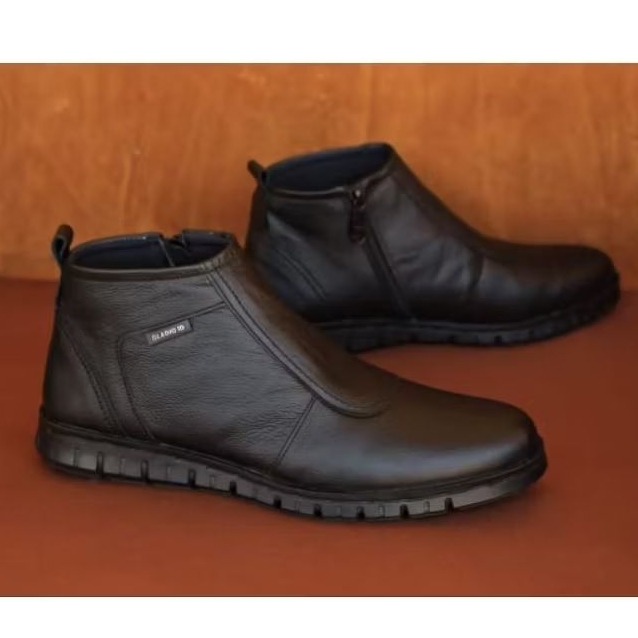 Sepatu Boots Pria Asli Kulit Gladio Clever Series