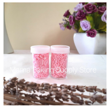 

Sprinkle Topping Cup Cake Mesis Meises Meses Warna PINK -+ 20 gr