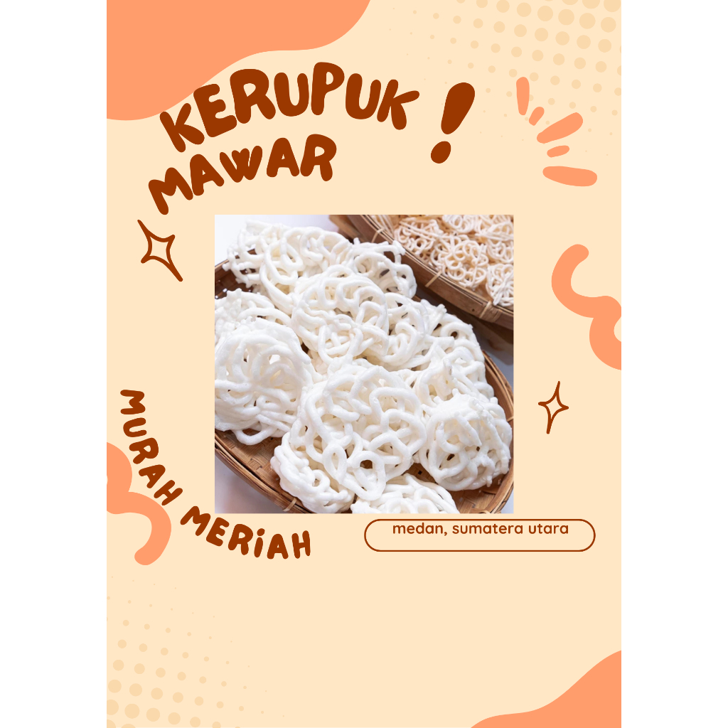 

mitashop_/ snack dan cemilan/ kerupuk mawar putih/ kerupuk putih/ murah meriah