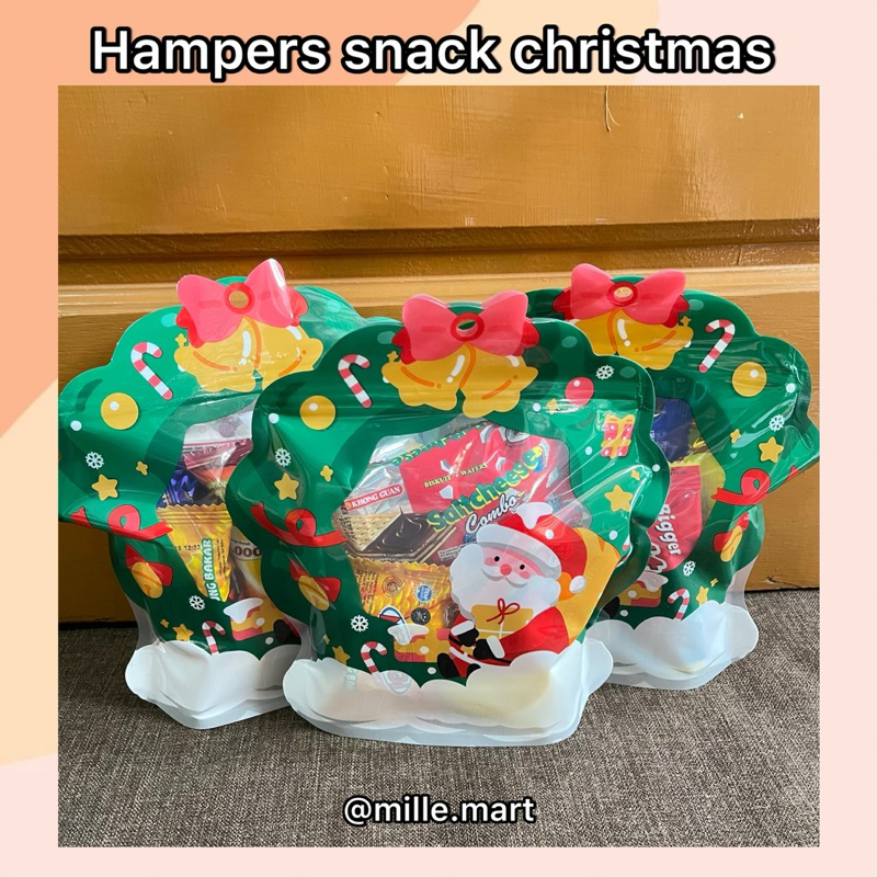 

Hampers Natal Snack Ultah / Paket Christmas Ulang Tahun edisi Natal / Bingkisan Snack pesta ulang tahun / Goodie Bag Natal Cantik Anak Ulang Tahun