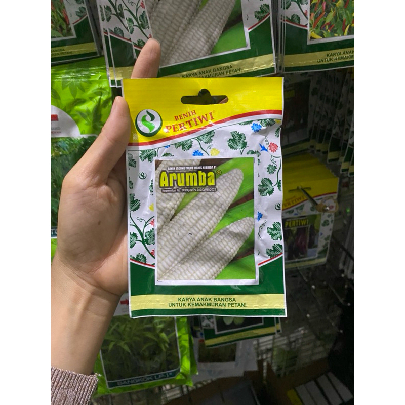 Benih Pertiwi - Benih Jagung Ketan Arumba (100 Biji)