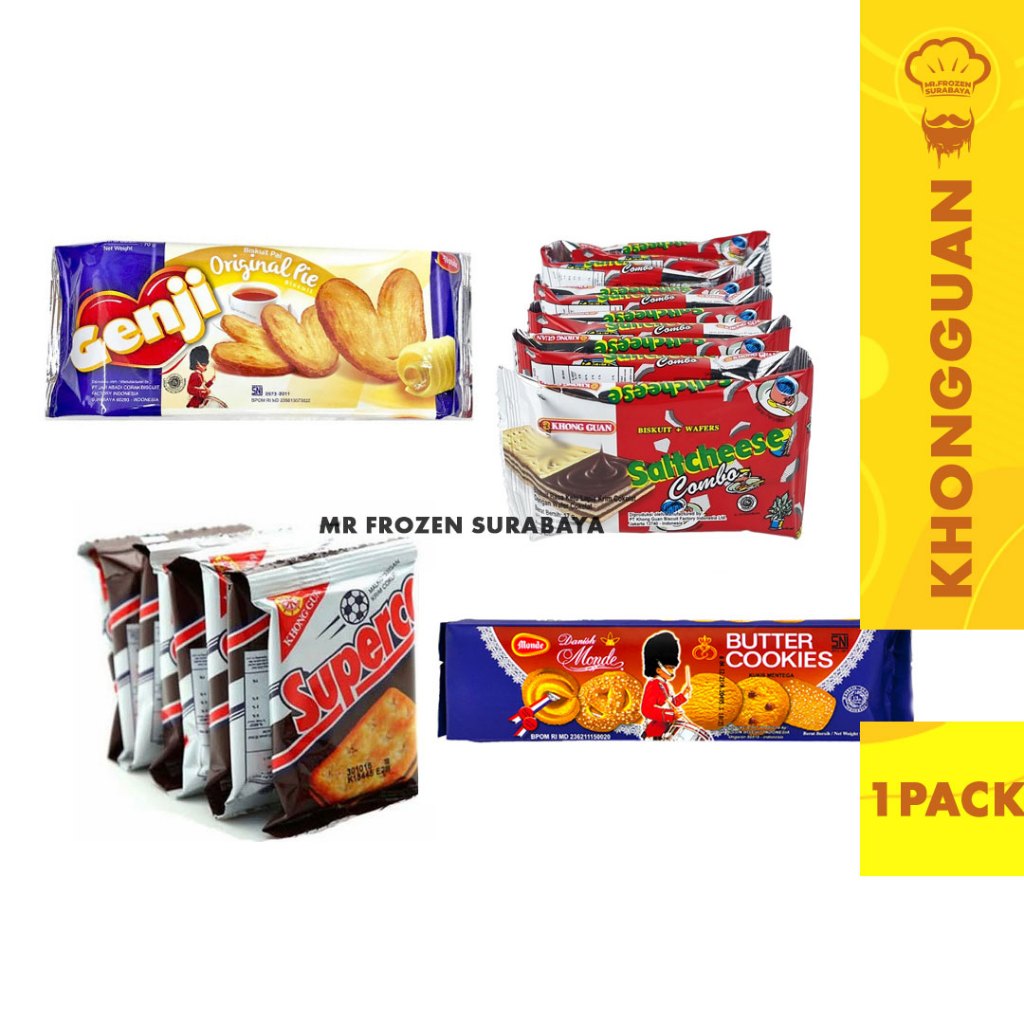 

Khong Guan - Superco Saltcheese Snack Jadul isi 10pc