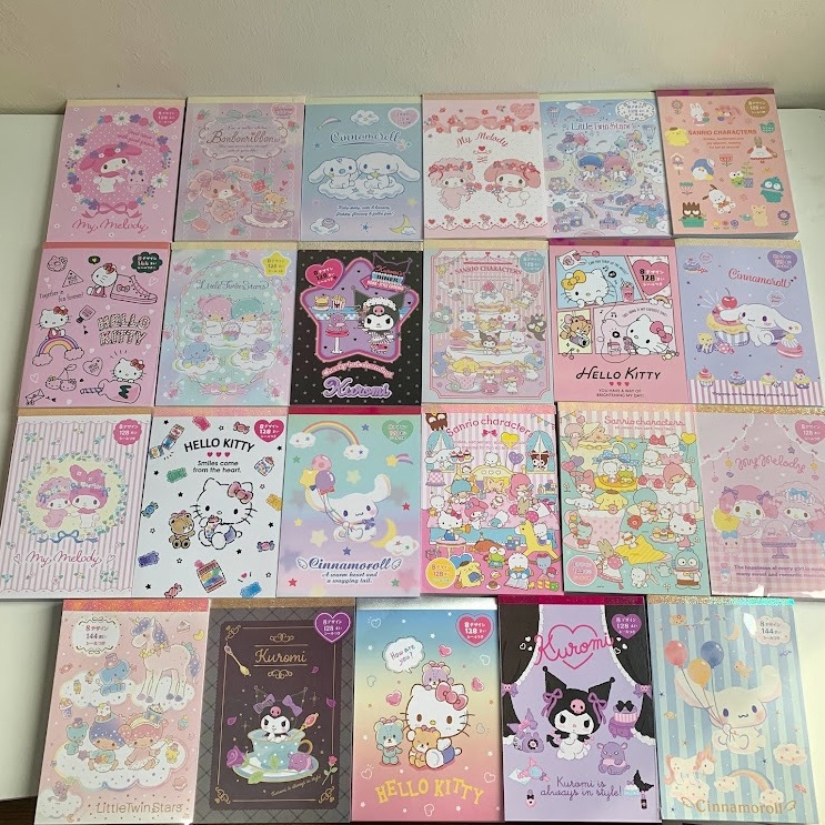 

icProduk Memopad 8 Design Notes Notepad Catatan Kecil Buku Notebook Sanrio Kuromi Cinnamoroll My Melody Hello Kitty Lucu Unik Kado Hadiah Gift W54