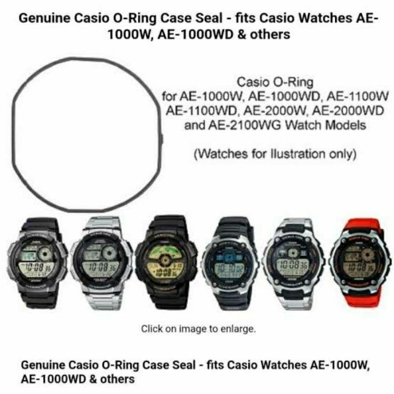 Casio Seal O-Ring Original Bekas Copotan AE-1000