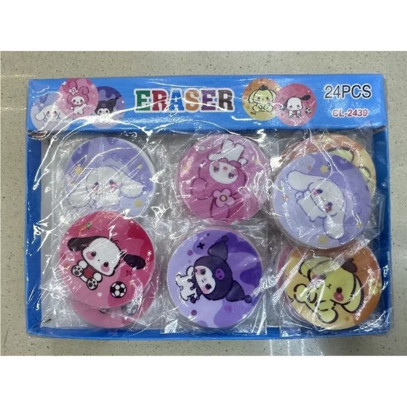 

eraser sanrio penghapus sanrio karakter kuromi cinamoroll melodi