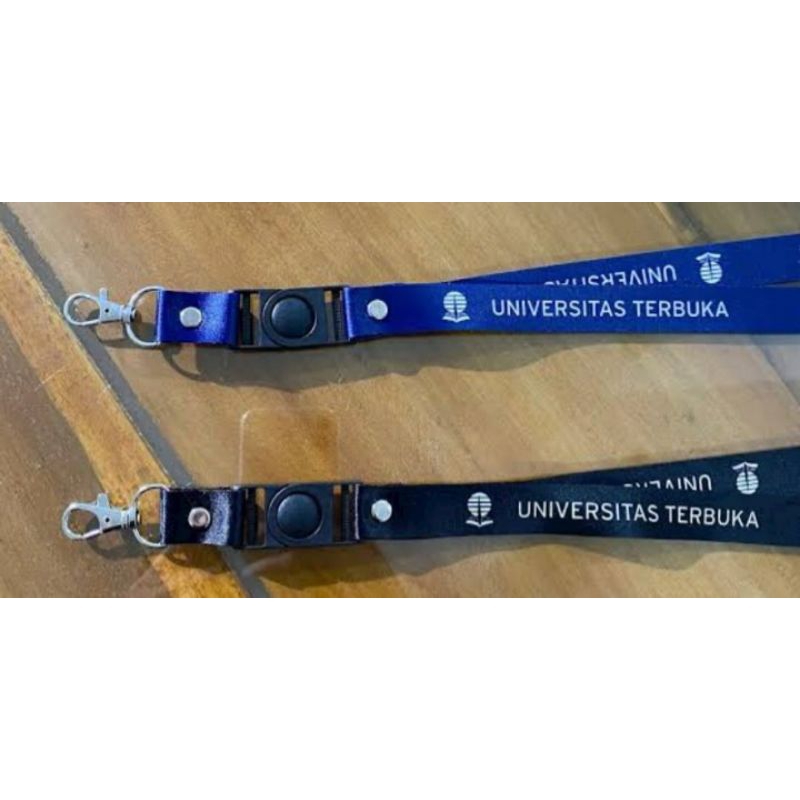 

LANYARD UNIVERSITAS TERBUKA DAN CUSTOM.WAJIB BACA DESKRIPSI YA KAK.