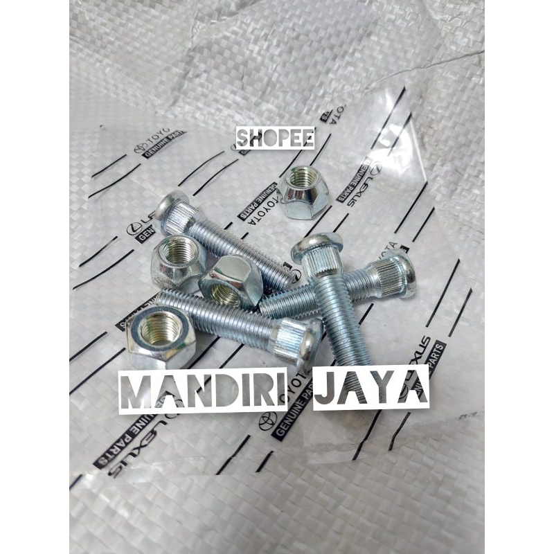 Baut roda mur long panjang Toyota Vios Limo Yaris Ori