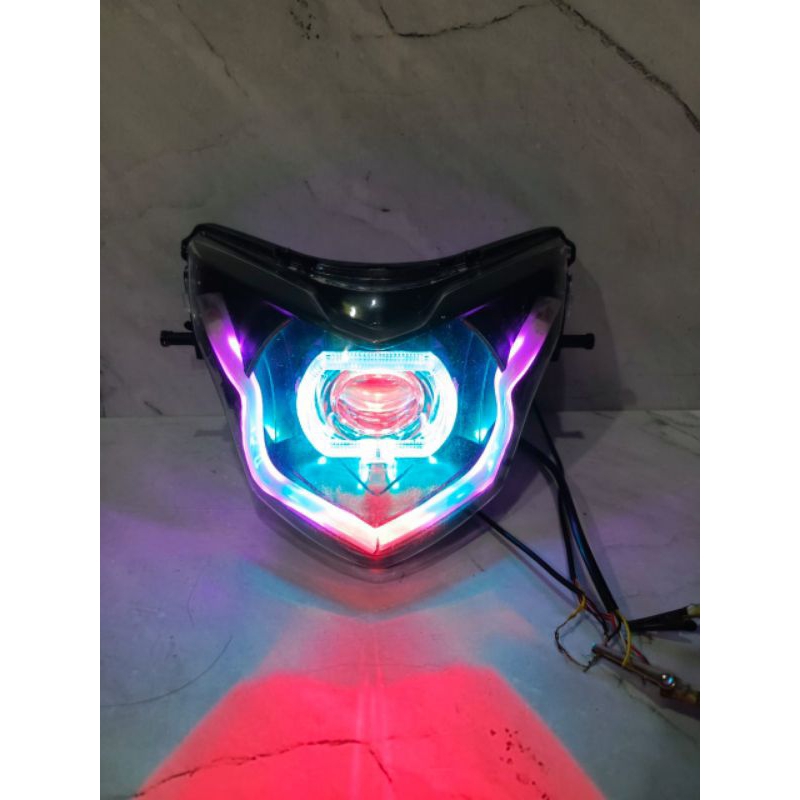 LAMPU DEPAN JUPITER MX NEW BILED PROJIE 3.5 INC PLUS REFLEKTOR