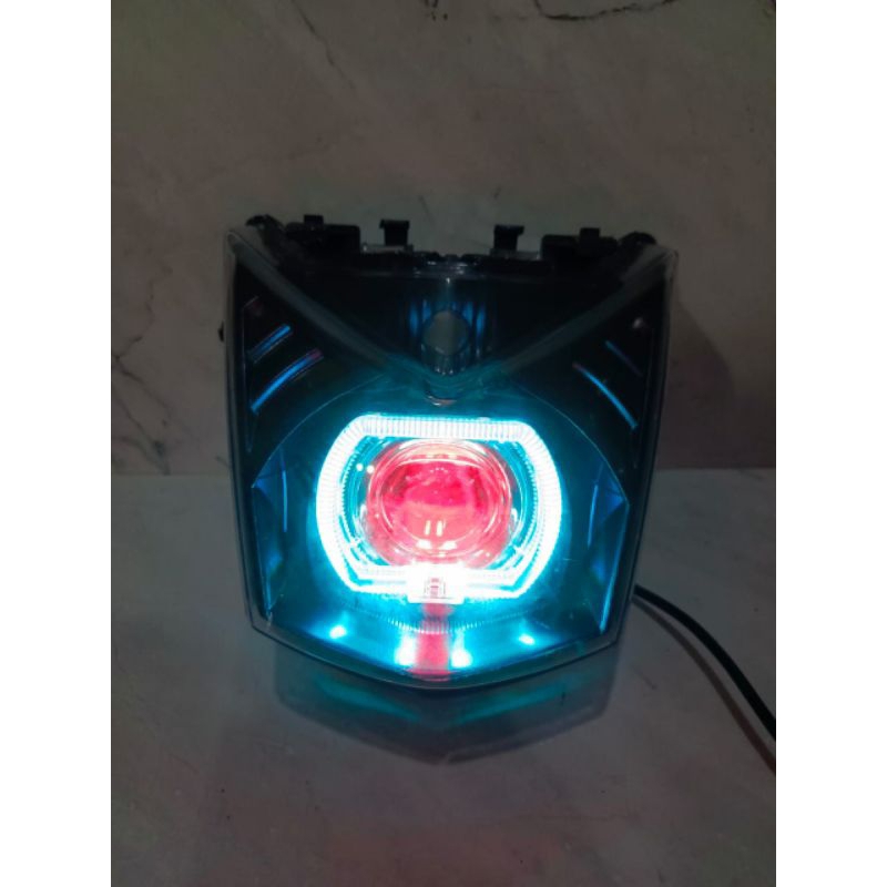 REFLEKTOR LAMPU DEPAN BEAT FI 2012-2014BILED PROJIE ALA ALA