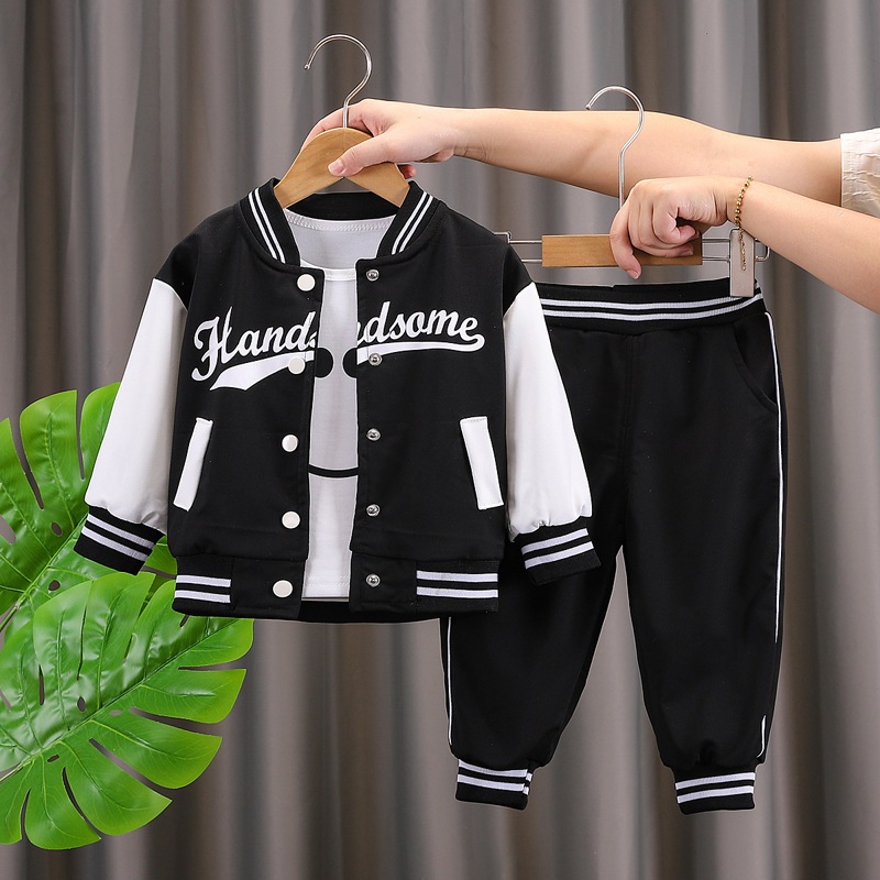 Setelan Olahraga Anak Laki Laki 6 Bulan - 5 Tahun Setelan Jaket Anak Laki Laki Import