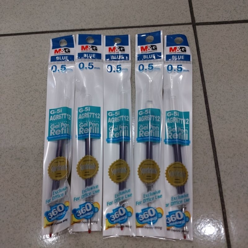 

Refill Retractable Tiktek Gel Pen R3 R5 Merk M&G