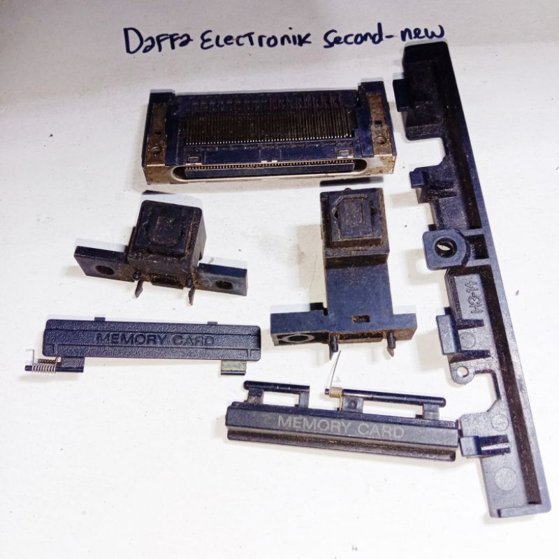 slot memori card tutup MC optikal merah colokan na HDD ps2 | soket mesin na hardisk ps2