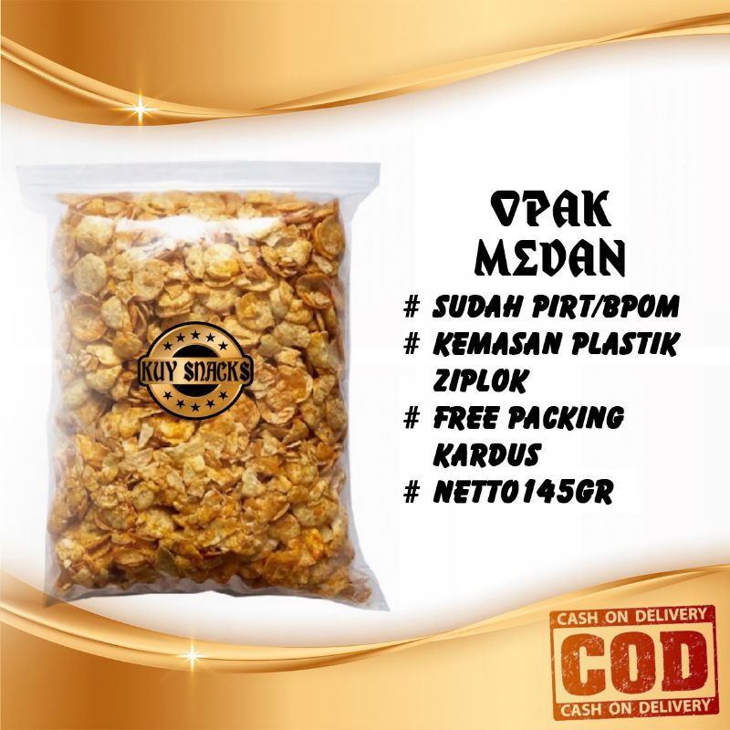 

{Kuy Snacks} Aneka Macam Makanan Serba 10RB Opak Medan Original Dan Opak Medan Balado