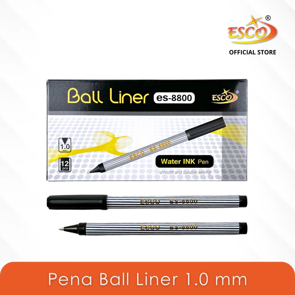 

1 LSN / 12 Pcs Pen Esco ES-8800 Balliner 1.0mm