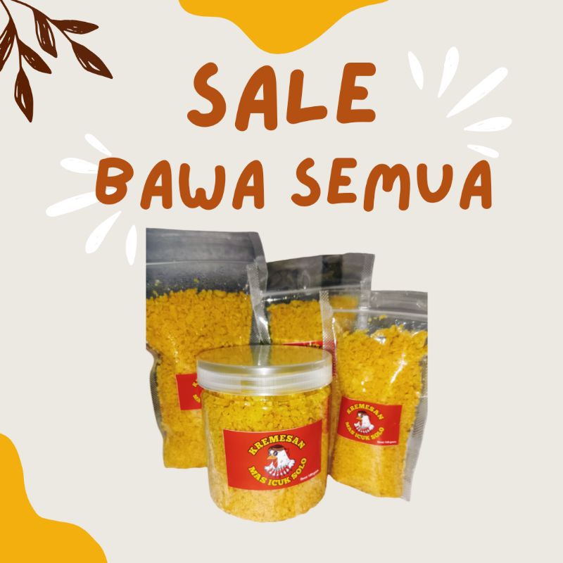 

KREMESAN MAS ICUK SOLO BAWA PULANG SEMUA 180gr toples+150gr +100gr + 50 gr