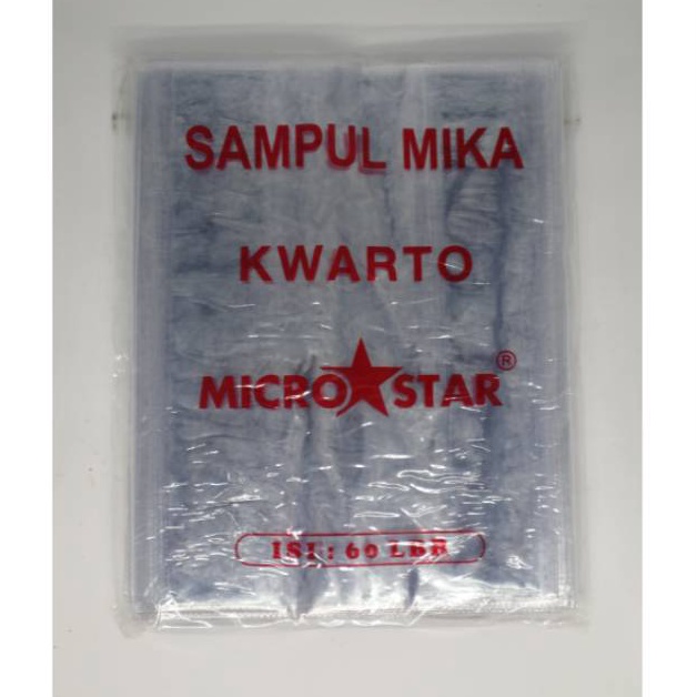

Dijual Murah Sampul Mika Kuarto Merk Microstar B69