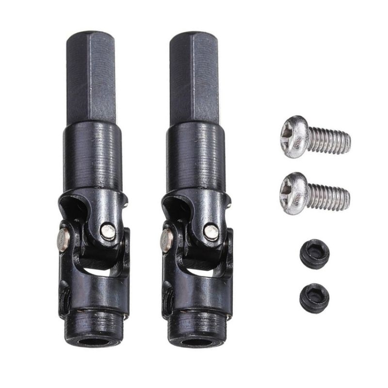 Hex mn WPL C14 C24 C34 B14 B24 B16 B36 MN D90 MN99S Poros Penggerak Gardan Depan metal 5Mm Adaptor H