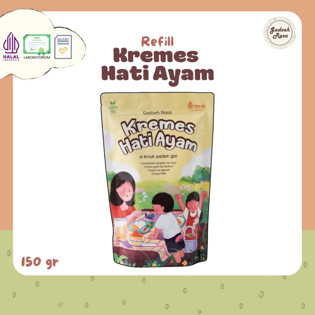

Gadoeh Rasa Kremes Hati Ayam Refill Pouch