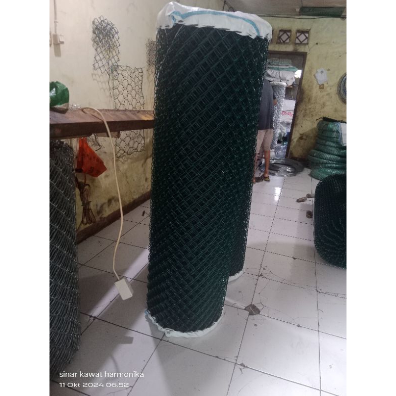 kawat harmonika pvc 3.4mm 2x10m