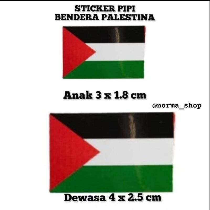 

STICKER PIPI BENDERA PALESTINA