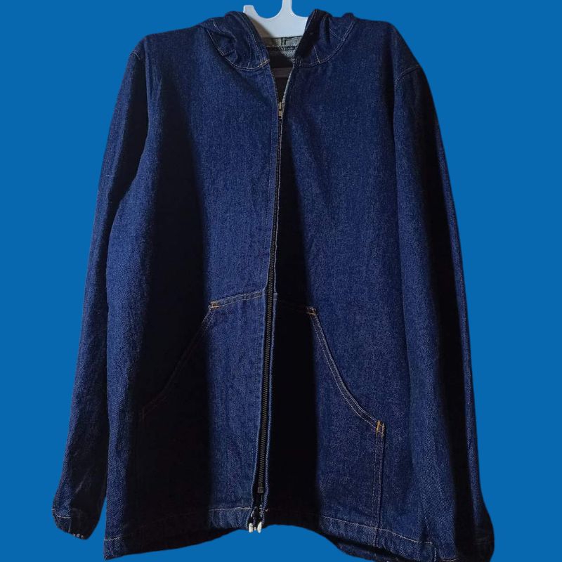 Vintage BOBSON DENIM JEANS HOODIE Japan Jacket