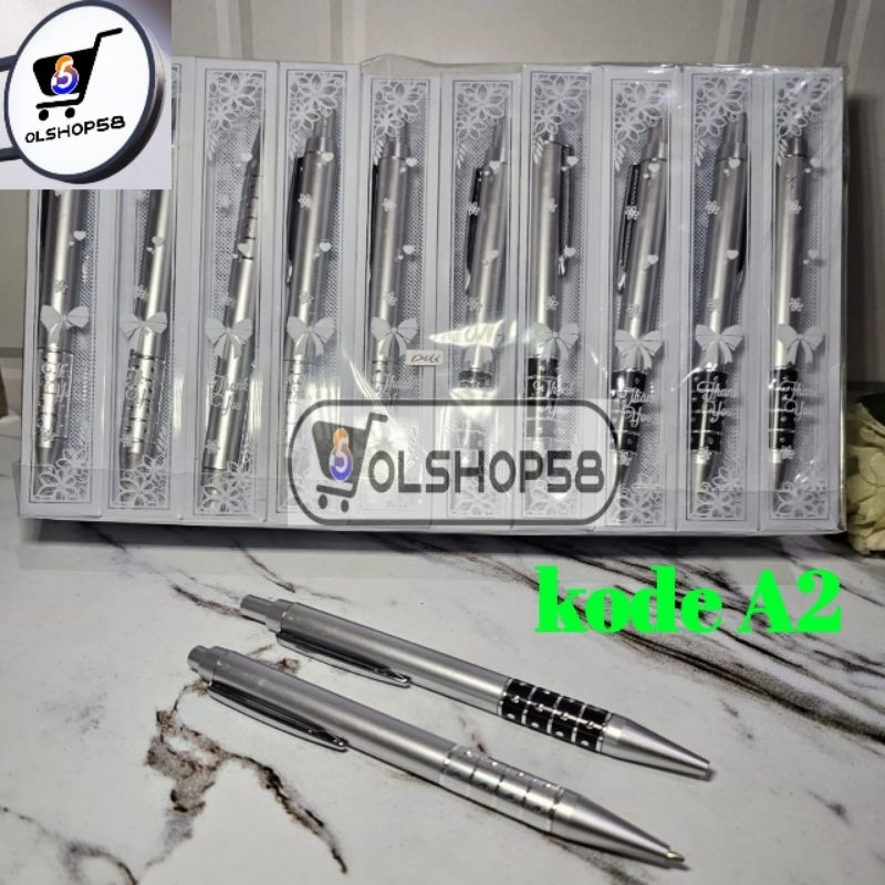 

( isi 50pcs) PENA SILVER KODE A2 KEMASAN MIKA