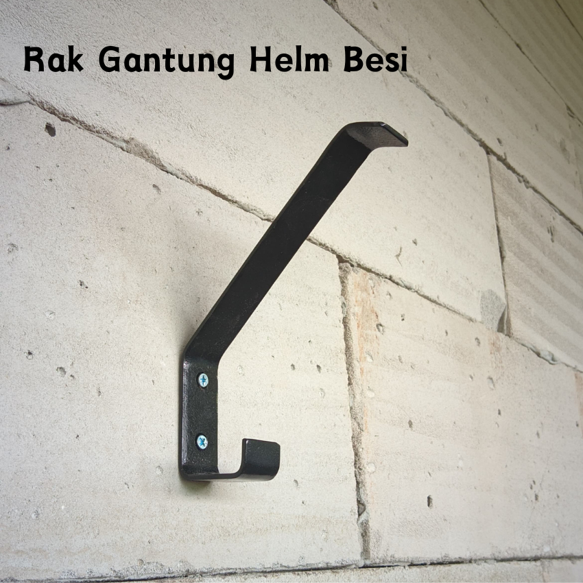 Rak helm gantung besi | Rak Helm Besi Dinding Cantolan Rak Gantungan Helm | Gantungan Helm Dinding |