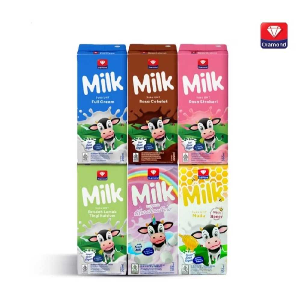 

Diamond UHT Fresh Milk susu UHT 200ML
