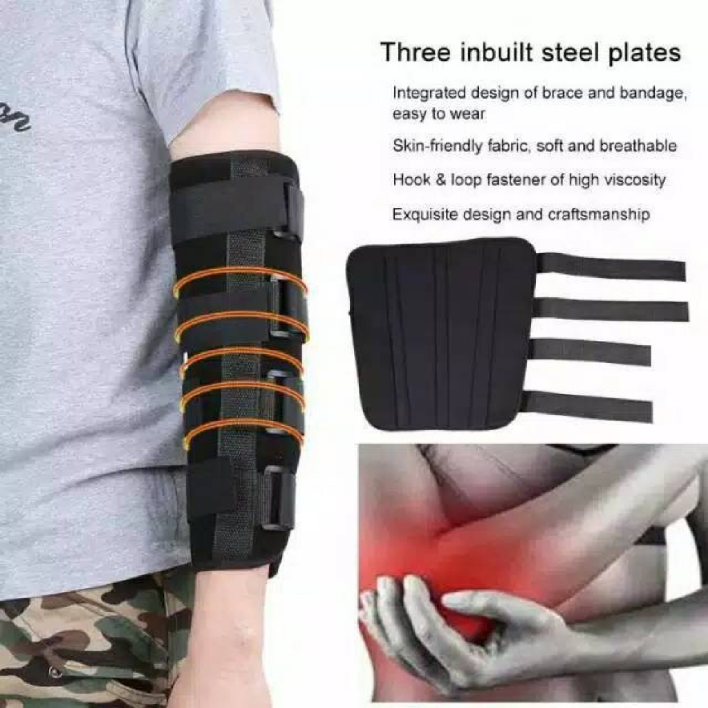 Backslab Arm / Brace Lengan / Deker Cidera Pergelangan Tangan Bernapas / Alat Bantu Patah Tulang