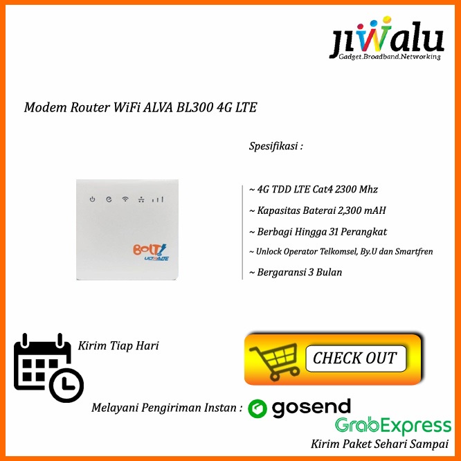 Modem Router WiFi ALVA BL300 4G LTE
