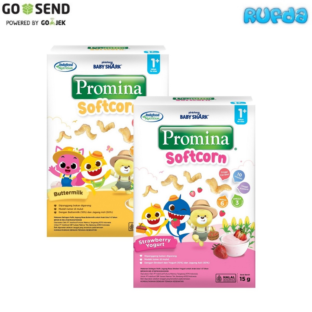 Promina Softcorn Cemilan Snack Anak Bayi 1 tahun dengan Jagung MPASI Halal
