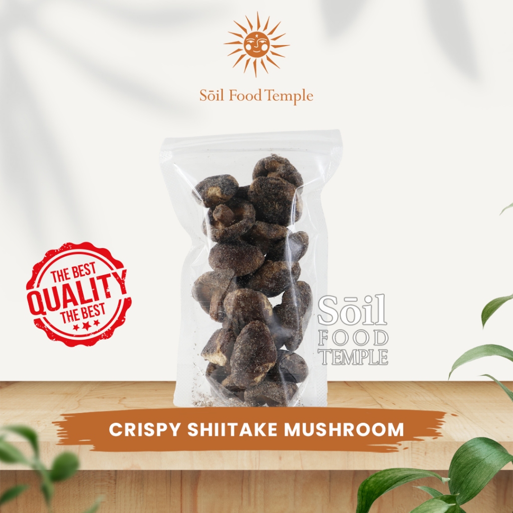 

Soy Sauce Crispy Shiitake Mushroom - Soil Food Temple