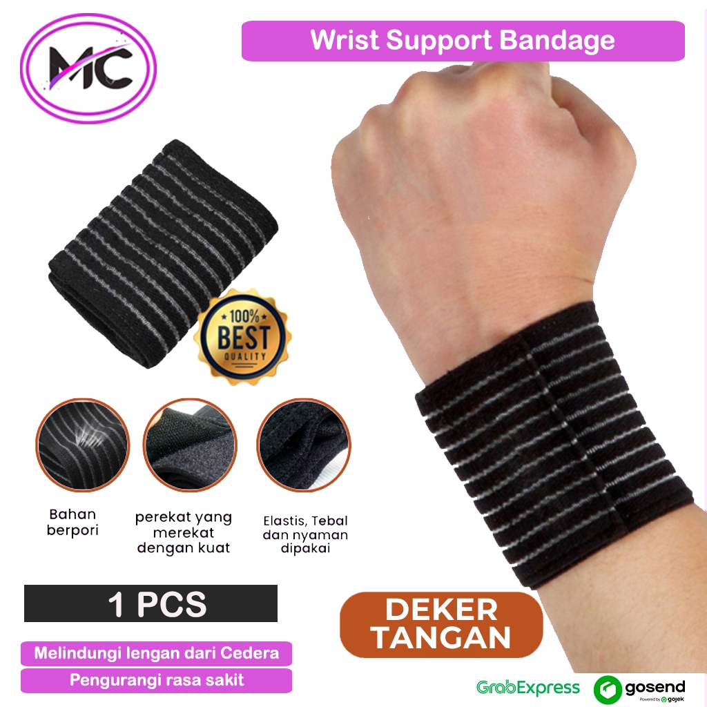 Pelindung Pergelangan Tangan Wristband Support Deker Wrist Support Bandage Pelindung Cidera Tangan O
