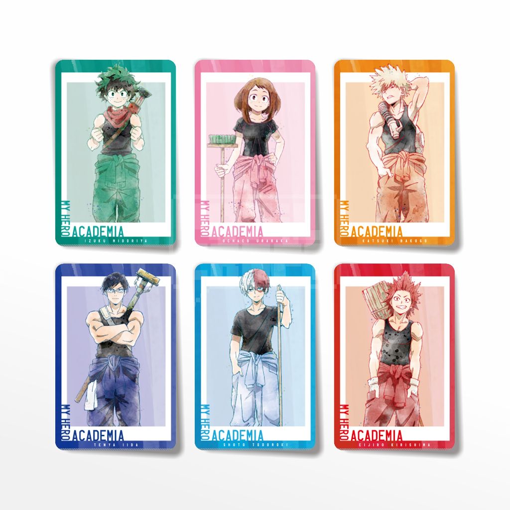 Photocard Karakter Anime BOKU NO HERO ACADEMIA/My Hero Academia (Cleaning Costume Ver)