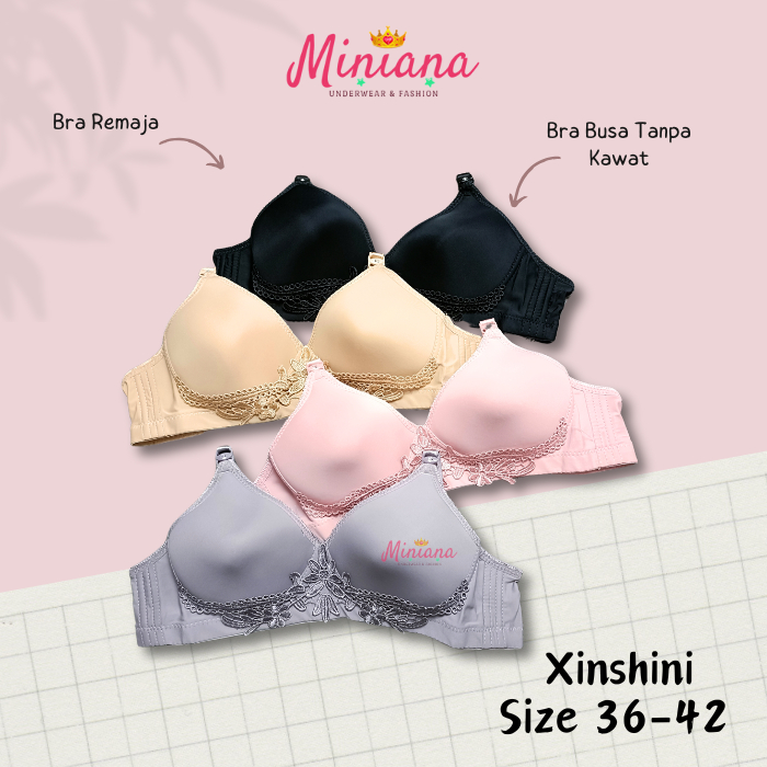 Bra Bh Wanita Dewasa Xinshini | Bra Busa Tanpa Kawat | Pakaian Dalam Wanita | Bra Cewek Murah