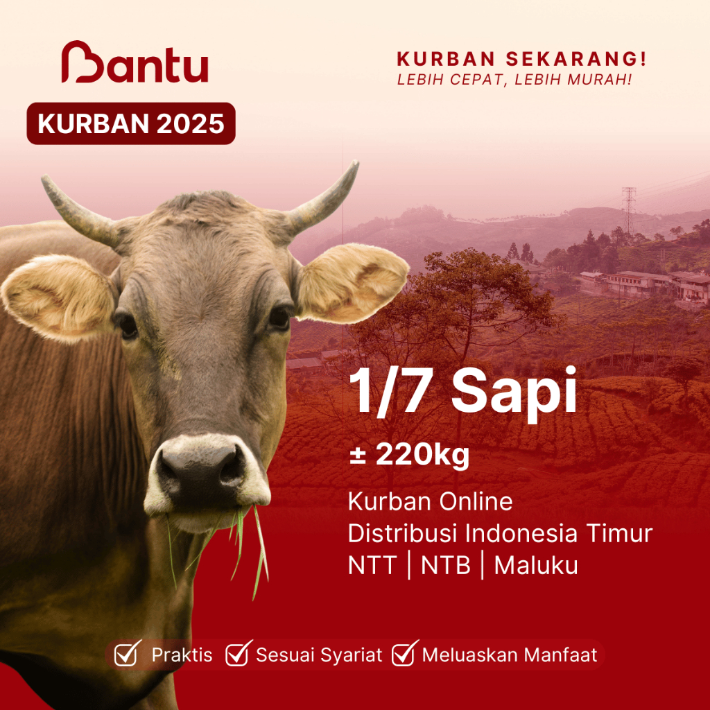 

Kurban | 1/7 Sapi | BantuKurban