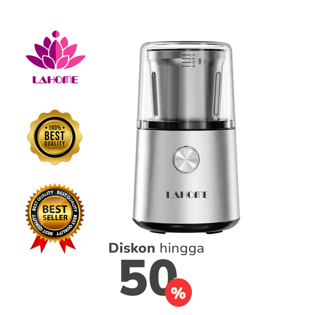 Lahome Penggiling Kopi Bumbu Ramuan Kacang Beras Grinder Baja