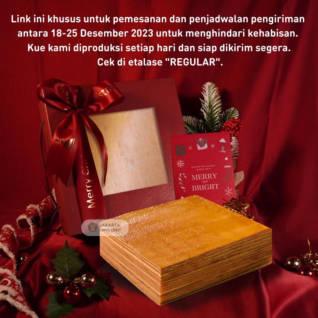 

PO NATAL | LAPIS LEGIT SUPER ORIGINAL 20X20 HAMPERS PARCEL CHRISTMAS