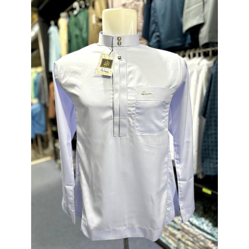 Al Maymanah Baju Koko Motif Bordir Simple Bahan Polyster Saudi Import Koko Dewasa Busana Muslim Pria