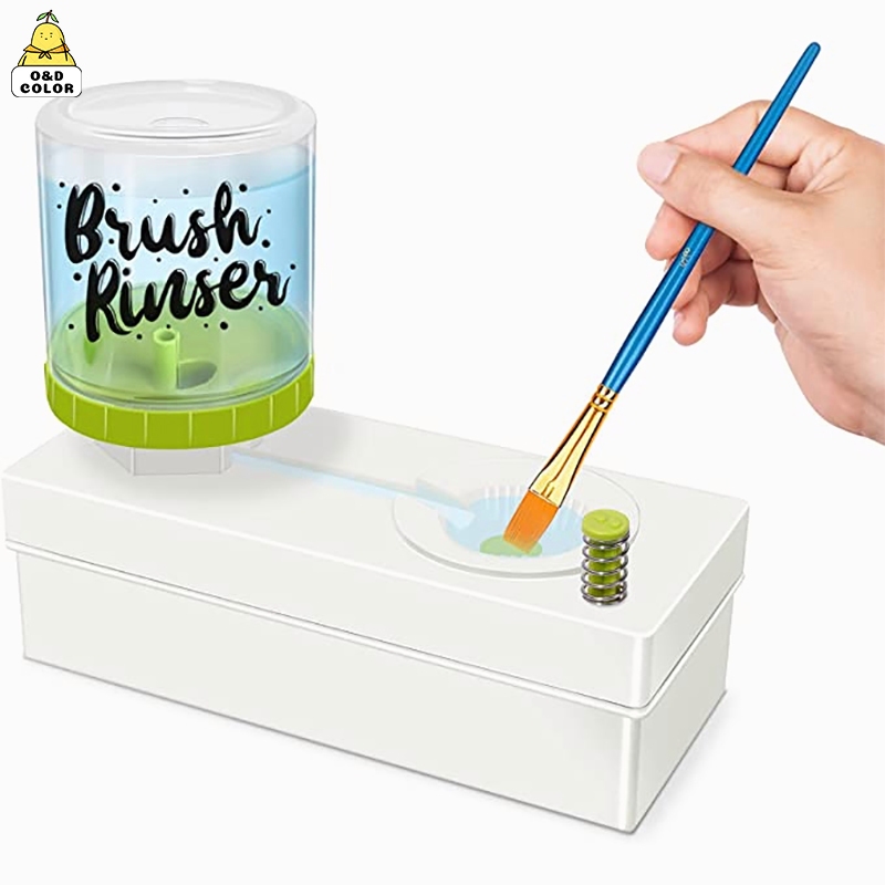 

Brush Rinser Paint Brush Pembersih Kuas Lukis, Pembersih Kuas Cat, Brush Cleaner, Dispenser Brush Rinser Watercolor Recycling Paint Brush Cleaner For Acrylic, Watercolor And Oil Paint Art Tool