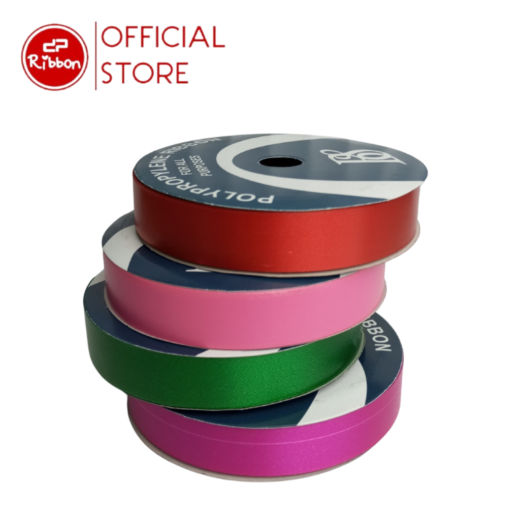 

Pita Kado 3/4" Plastik POLOS BS 2cm Pita Jepang 2 cm Kertas 18mm