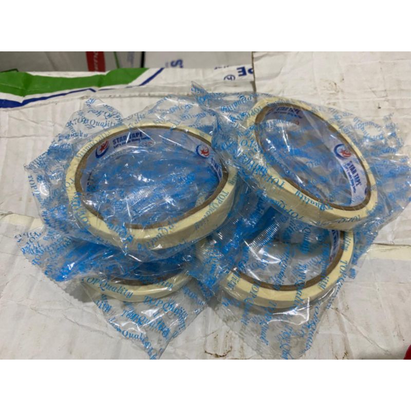 

Lakban Kertas 12mm / Masking Tape Isolasi Kertas