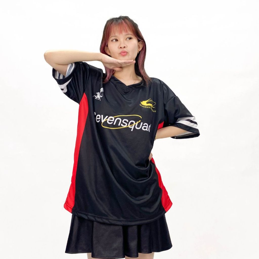 ⁠Jersey Oversize Korea Style Sevensquad - 3 Pilihan Warna | 777 Studio Oversize Jersey