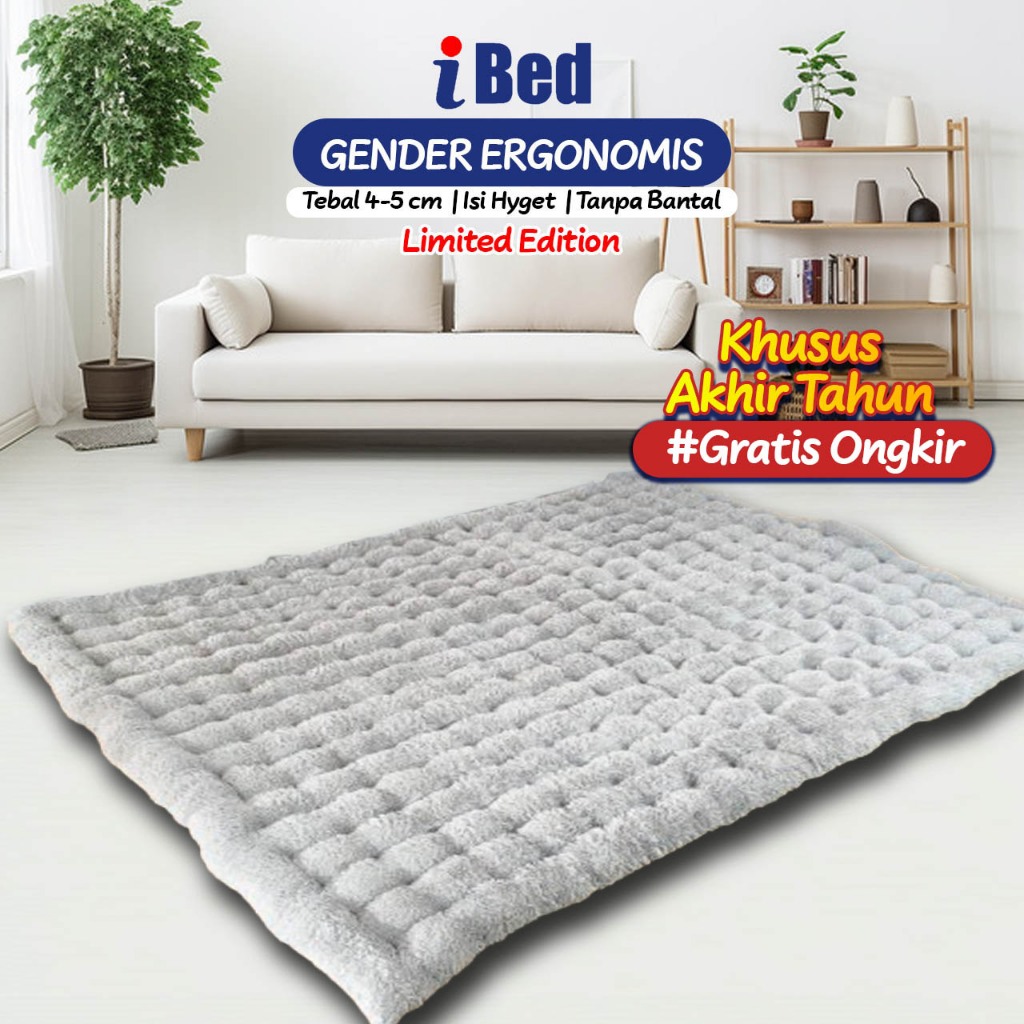 Kasur Lantai Matras Gender Eco Bulu Rasfur 140x180 cm