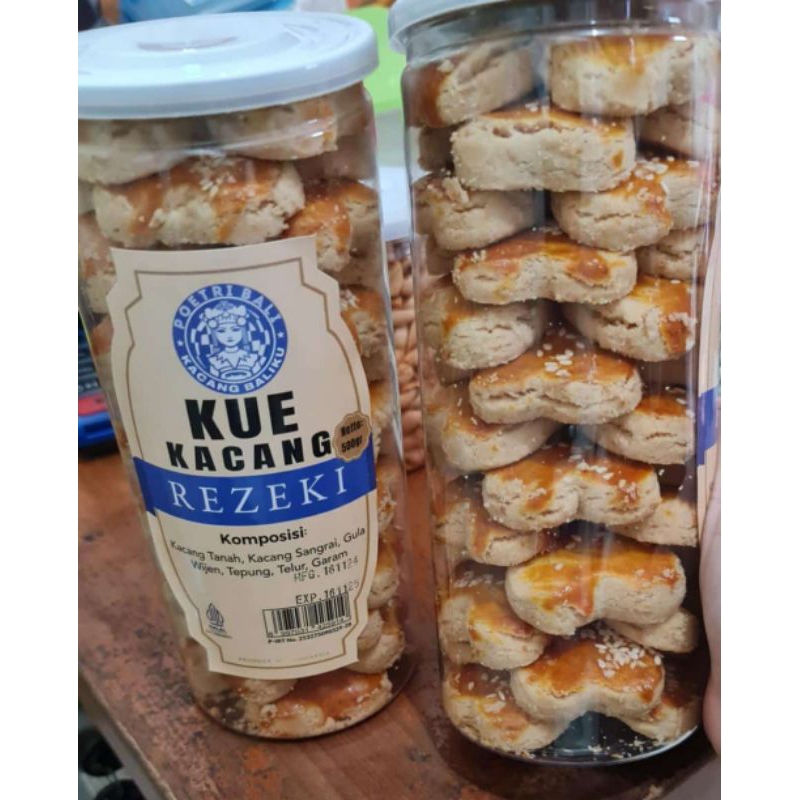 

Kue kacang wijen rezeki poetri bali 500gram