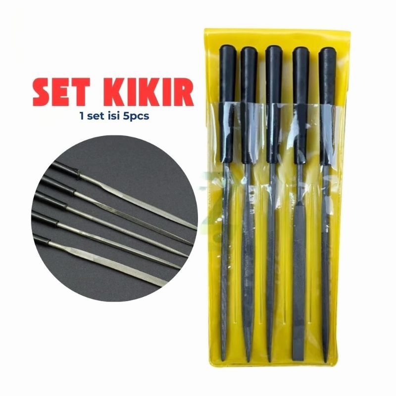 Isi 5 Pcs Alat Kikir Mini Alat Kikir Mini Hugong Besi Emas Pahat Ukir