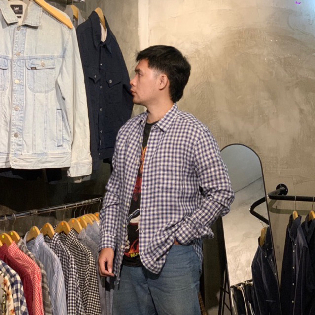 UNIQLO PLAID LINEN SHIRTS